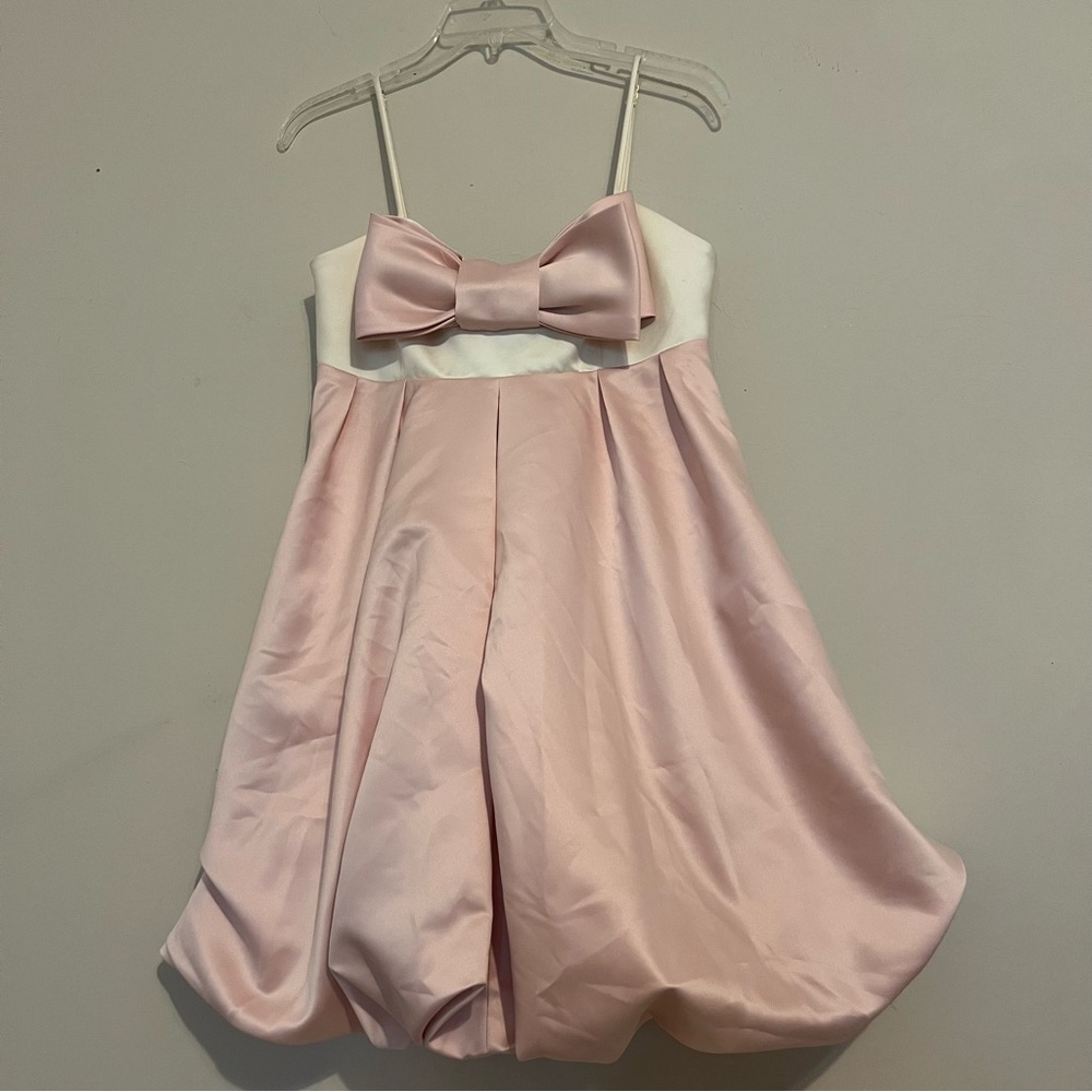 Betsey Johnson Early 2000s Pink Bow Bubble Dress NWT Size 8 - Picture 5 of 16